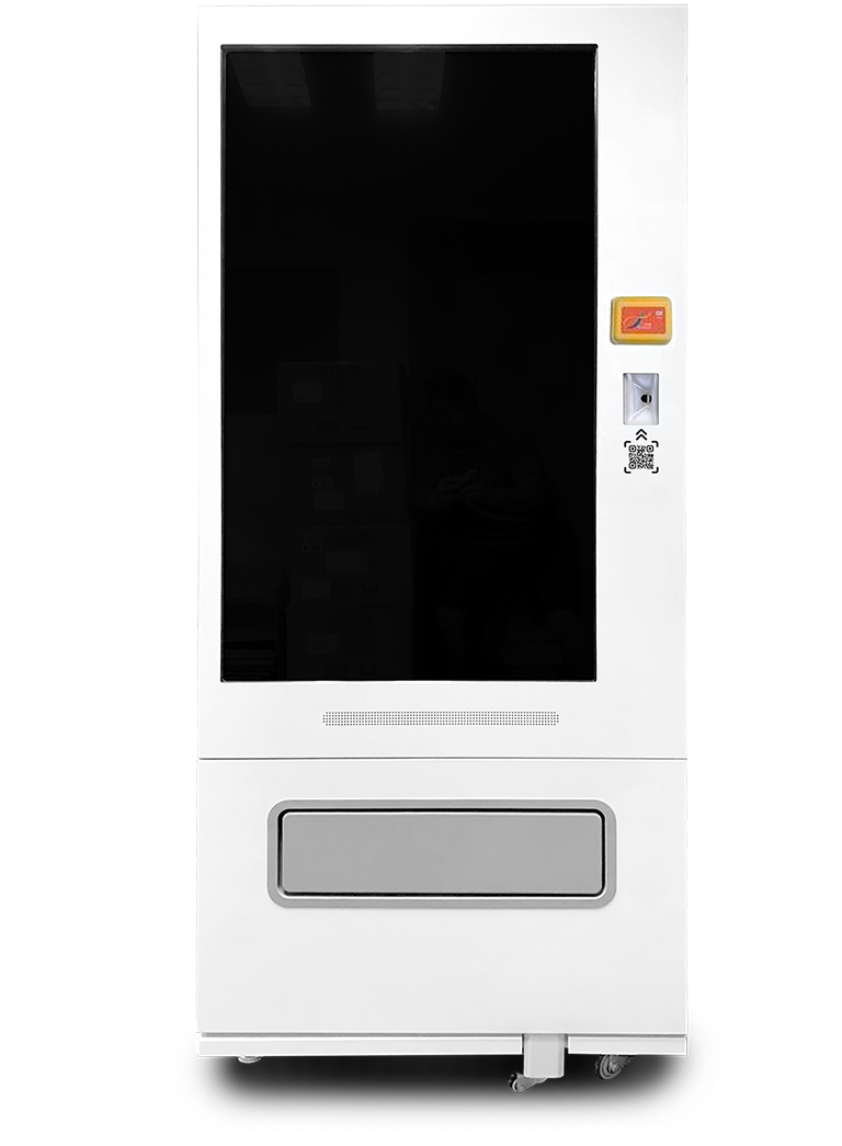 white skin vending machine